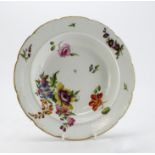 Royal Crown Derby Pattern 80 Bowl – Raised boarder field – gilt edge with scattered flower