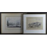 East Anglian interest. Pair of 19th century engravings The first depicting a day out at the beach in