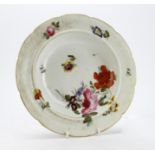 Royal Crown Derby Pattern 80 Bowl – Raised boarder field – gilt edge with scattered flower