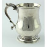 George IV silver mug by John, Henry & Charles Lias London, 1827. Weighs 10.5 oz. approx. 123 mm in