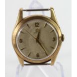 Gents 9ct cased Omega manual wind wristwatch, circa 1956. working when catalogued