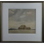Dukes, William J. 20th century watercolour titled (verso) Topping the Rick. Signed W J Dukes lower