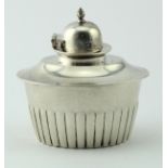 Silver Burner, probably for a Spirit Kettle, has three sets of hallmarks for Sheffield c1900 (no