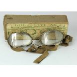 Aviators pre WW2 pilots flying goggles in original box.