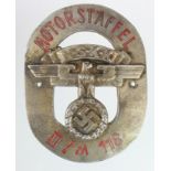 German N.S.K.K MOTORSTAFFEL motor rally badge.