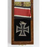 German Nazi Knights Cross of the Iron Cross, marked '800' and 'L/12'. In later post-war case.