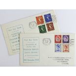 GB 1959 phosphor Graphite FDC's (2). Illustrated envelope, a clear Southampton 18 Nov 1959 S machine