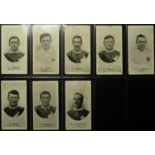 Rugby Football - Taddy, Footballers (New Zealand), 8 cards, mainly G or better cat value £960