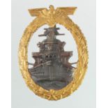German Kriegsmarine Qualification badge High Seas Fleet maker marked.