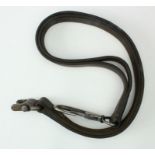 German Nazi heavy machine gun leather carrying strap.