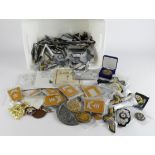 German Nazi cloth, metal, bullion badges medals etc. (Qty)