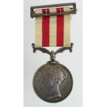 Indian Mutiny Medal 1858, no bar, with ribbon claw, named (Rd Hickman, 3rd Bengl Eurpn Regt).