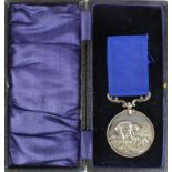 Liverpool Shipwreck & Humane Society Bravery medal engraved "George F Wright. For having jumped into