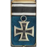 Imperial German Iron Cross 2nd class in fitted case, with inscription.