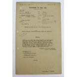 RFC WW1 interest - original Army Form W.3348 Combats in the Air - 48 Sqdn 20/5/1918 Bristol