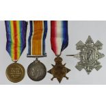 1915 Star Trio to 3254 Pte J Dickie High L.I. (pair named Lieut J Dickie). Born Glasgow. Served