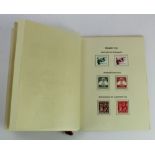 Presentation booklet of stamps of Germany for UPU congress delegates Buenos Aires 1939.