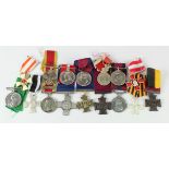 Medal collection of 16 medals mostly copies. Sold as seen