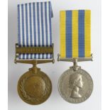 Korea Medal QE2 (BRITT: OMN) named D/MX857321 M G D Cowper-Smith ERA.5.RN. with UN Korea Medal