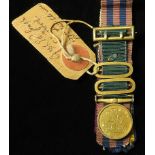 Northumberland Fusiliers lot comprising a miniature 5th Foot gilt l 19thc Merit Medal with other