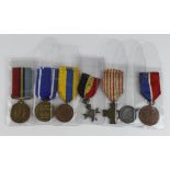 Small collection of World medals, France, Belgium, NATO, Rhodesia (2570SW R/W/P/O H M A Hooker),