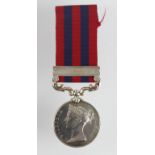 India General Service Medal 1854 with Pegu clasp, Impressed in a later style (?) Martin Horan 80th