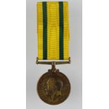 Territorial War Medal GV named (289 Pte A Gale Hunts Cyc Bn). Note: Tamplin roll states only 8