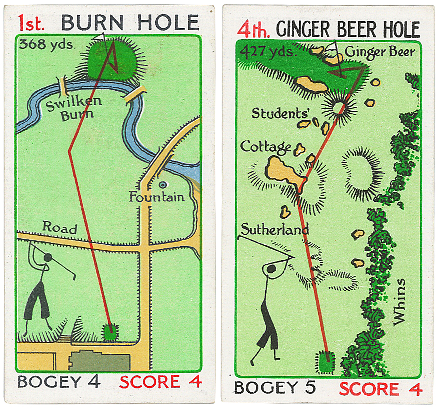 Churchman - Can You Beat Bogey At St. Andrews, complete set (Whisky Bottle joker), EXC cat value £