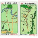 Churchman - Can You Beat Bogey At St. Andrews, complete set (Whisky Bottle joker), EXC cat value £