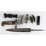 German dagger spares real and replica parts selection.