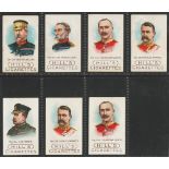 Hill - Boer War Generals - Campaigners, part set 7/12 in page G - VG, cat value £350