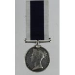Naval LSGC Medal QV named (Wm Hobbs, Comm'd Boat'n HM Coast Guard). Born Devonport. With research