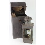 WW1 scarce paraffin officers trench lantern military marked made by J.C & W Birmingham complete with