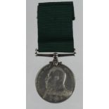 Royal Naval Reserve Long Service Medal EDVII named (D.3427 F. Coward, Sea'n 1CL RNR).