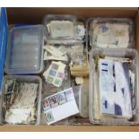 Assortment of world stamps in packets and loose (qty) Buyer collects