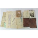 WW1 RFC group of service documents, letters, 1917 diary portrait photo etc., to 18270 Cpl H.S.O