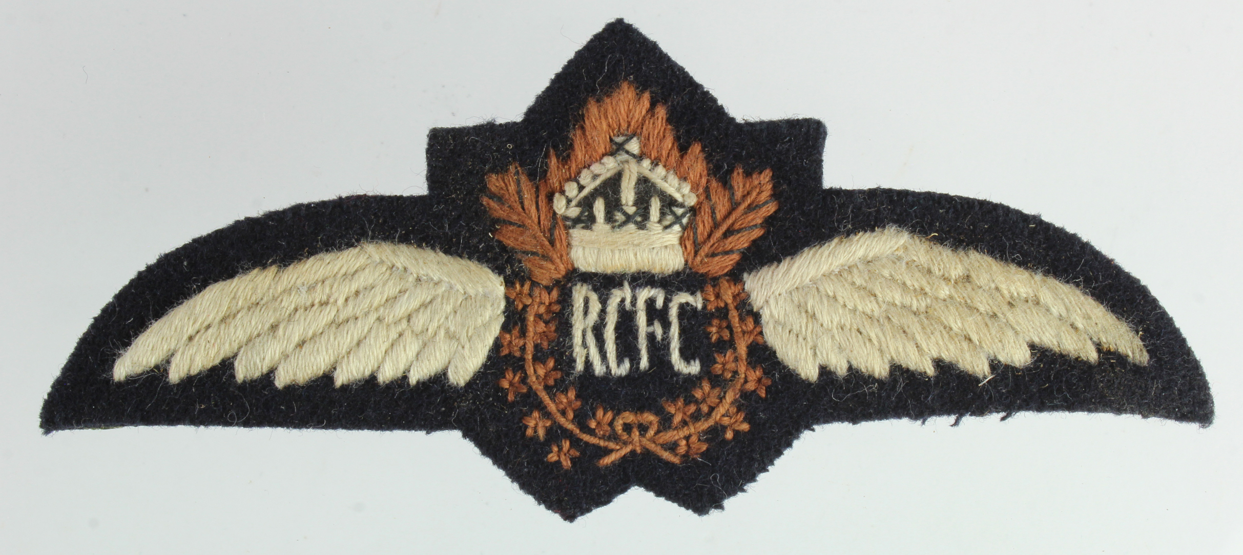 Badge a RCFC Royal Canadian Flying Corps Pilots wings.