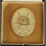 German Wound badge in Gold in fitted case.