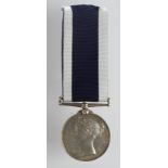 Naval LSGC Medal QV, very neatly erased
