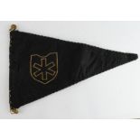 German Nazi SS deaths head pennant.