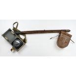 Military equipment - 'HELIO 5 Mk V, F.Ltd', case also stamped '192' under arrow. With a cased '