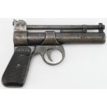 Early Webley Junior .177 calibre Air Pistol, side panel with "Webley & Scott Ltd Birmingham 4"