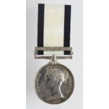 Naval General Service Medal 1847 with Syria clasp, engraved / renamed (Henry Owens) served BOY on