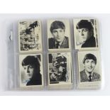 A & B C Gum, Beatles (Black & White) 1964 odds x72, cat £360. G-VG