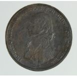 Trafalgar medal, a Mathew Boultons half size example, likely a Victorian 100th Commemorative in