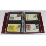 World Cup Masterfile Football collection incl hand signed covers / postcards Bobby Charlton, Bobby