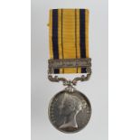 South Africa Medal 1879 with clasp 1878-79, engraved (1721 Pte O. Howard 80th Foot) (Staffordshire