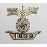 German Iron Cross 2nd class Spange for a WW1 / WW2 Second award.