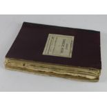 RAMC / Dentistry interest - an original scrap book belonging to 1829398 A.C.2. Thomas Baillie