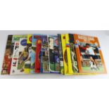 Collection of football sticker albums, includes Panini - Euro Football 1977, Football 78, 79, 80, 81